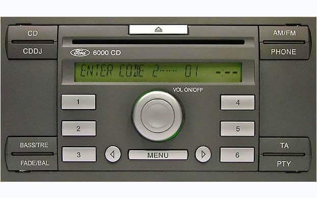 Ford 6000 cd code